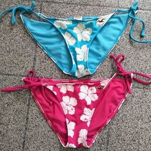 TWO Hollister XS Bikini Bottoms Super cute!